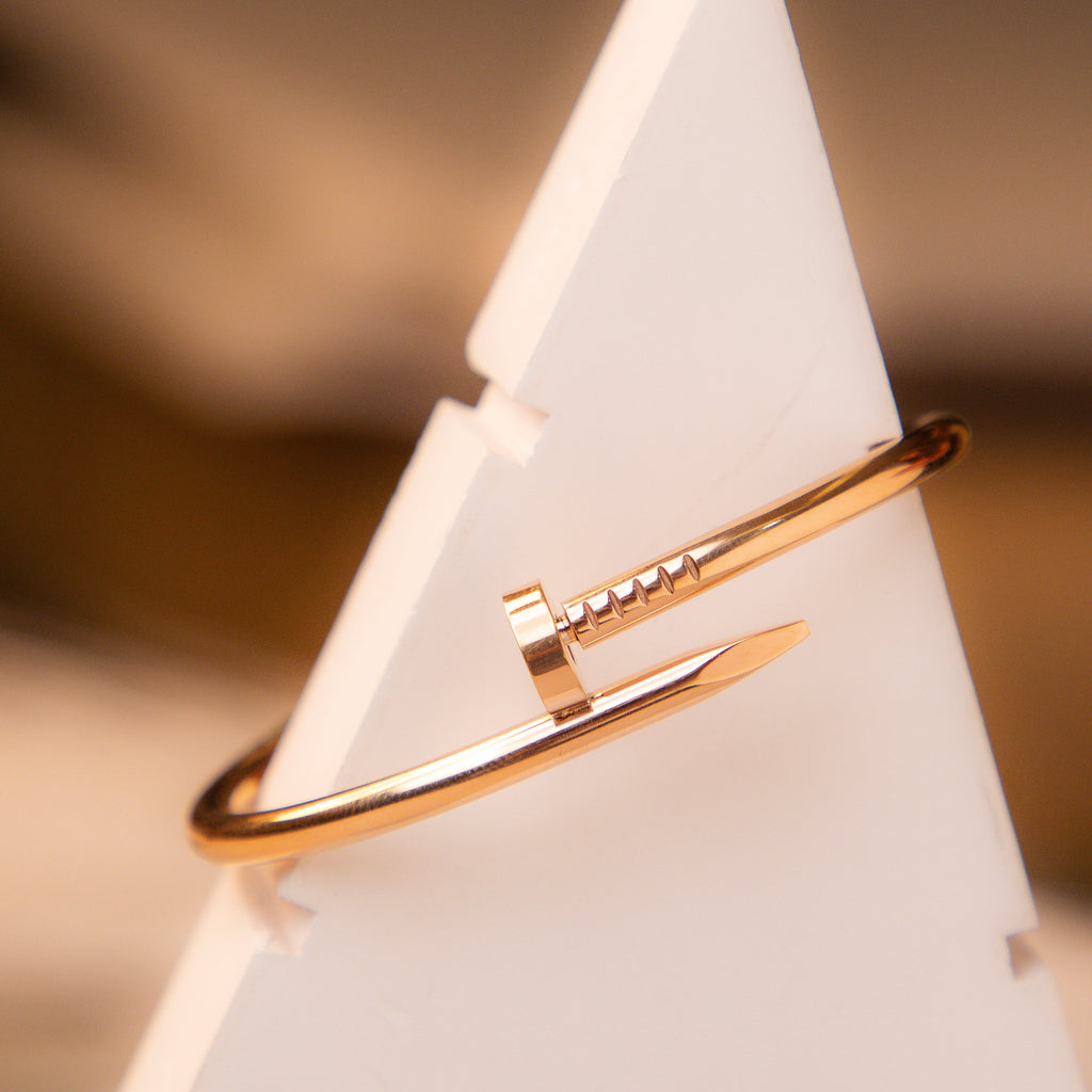 Chic Rose-Gold Nail Cuff