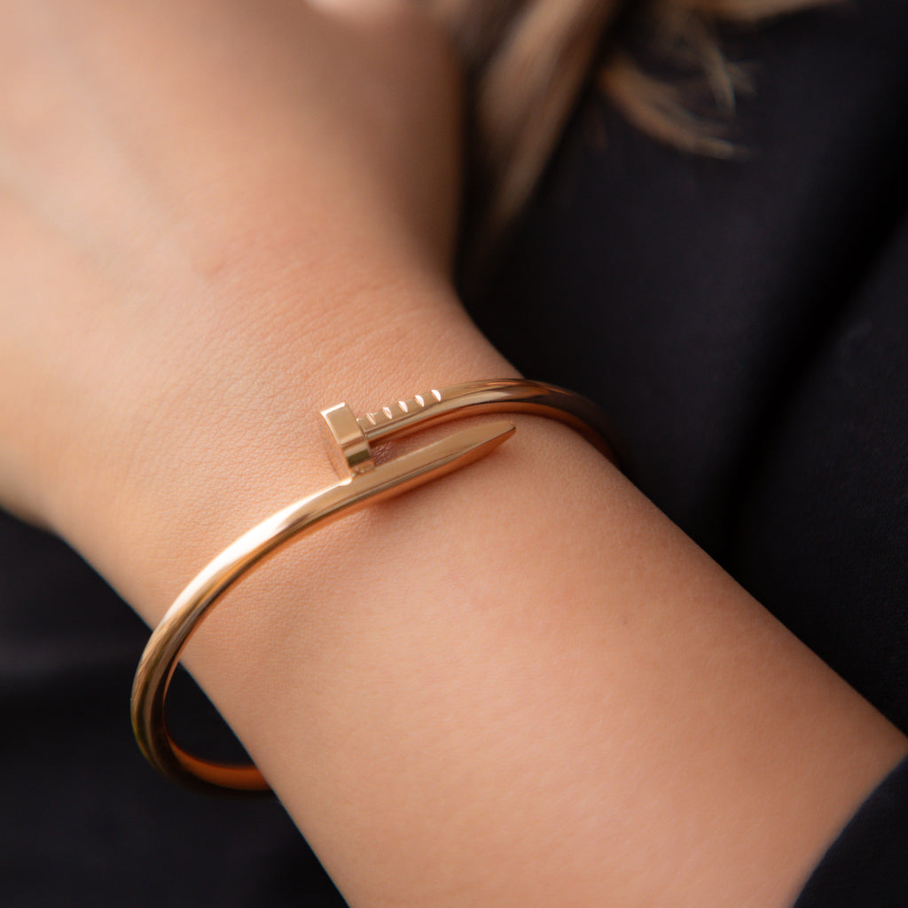 Chic Rose-Gold Nail Cuff