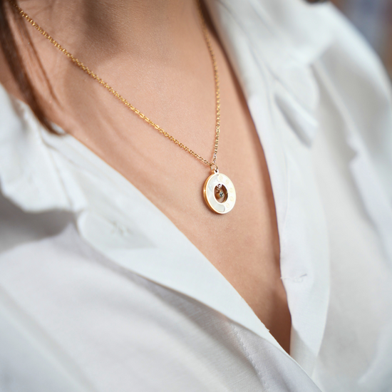 Chic Round Charm Necklace