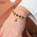 Double Layer Flora Bracelet