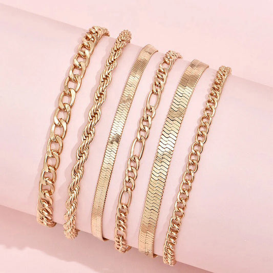 Wrap around Bracelets (Set of 6)