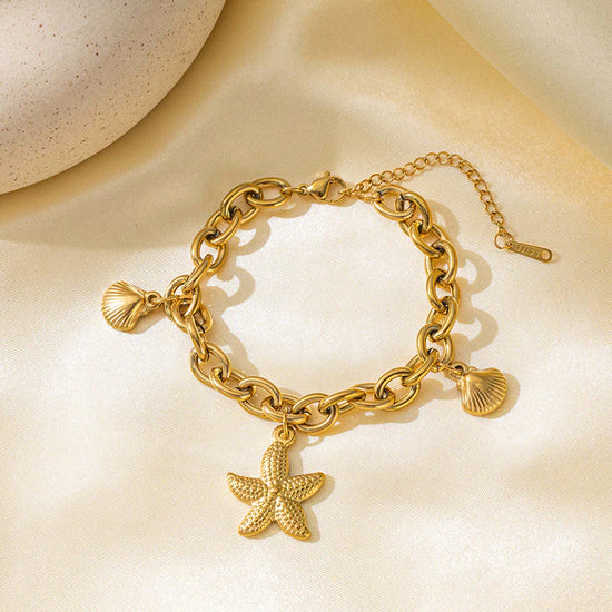 Gold Star Wrap Bracelet - Anti-Tarnish