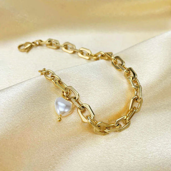 Gold Pearl Wrap Bracelet - Anti-Tarnish