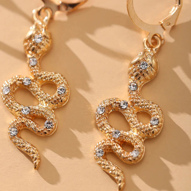Pack of 9 Multi-Coloured Gold Earrings