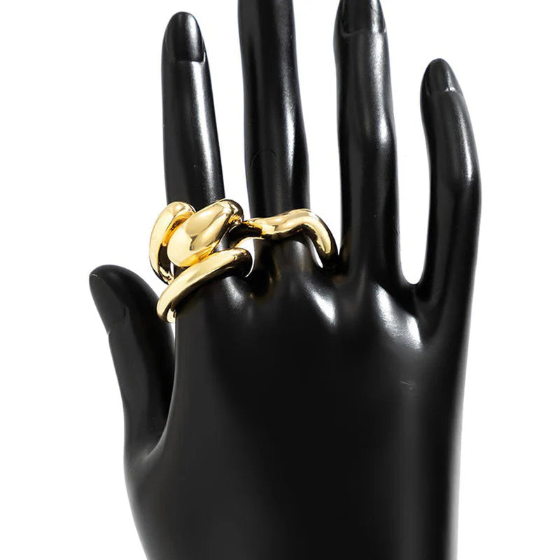 3-Piece Gold Stackable Ring Set
