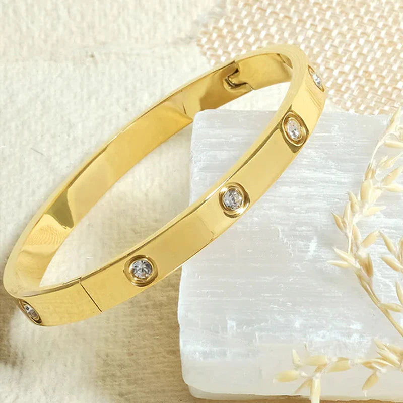 Gold-Plated Love Bracelet