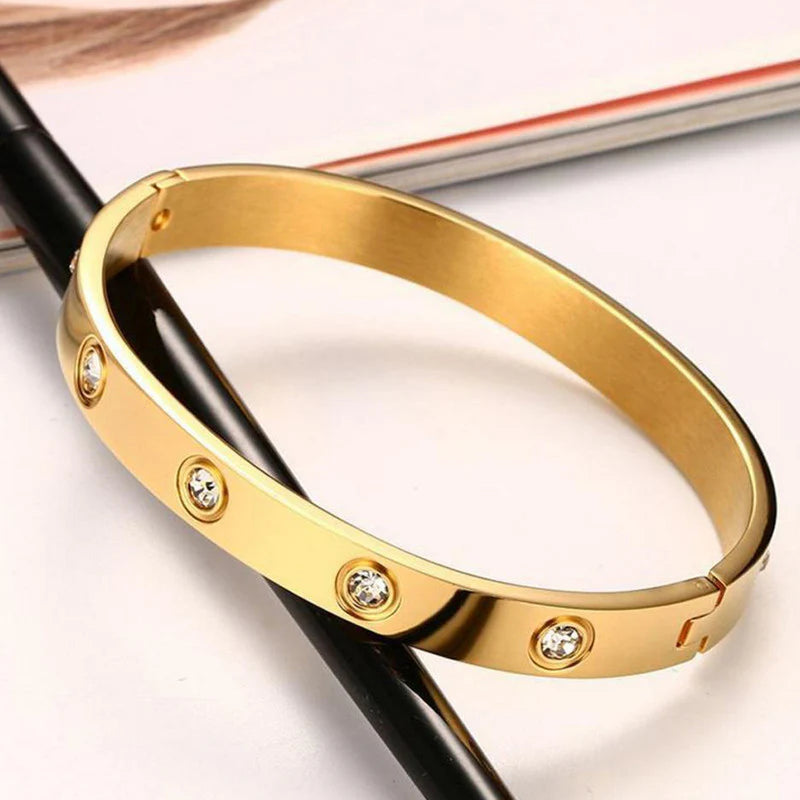 Gold-Plated Love Bracelet
