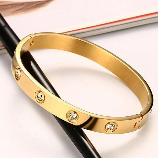 Gold-Plated Love Bracelet