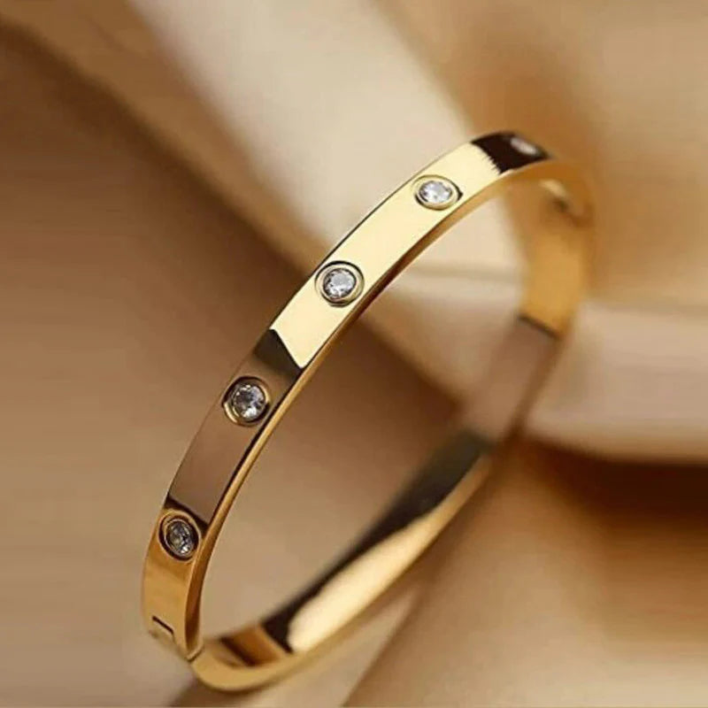 Gold-Plated Love Bracelet