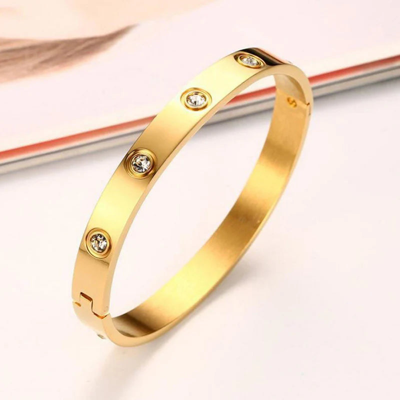 Gold-Plated Love Bracelet