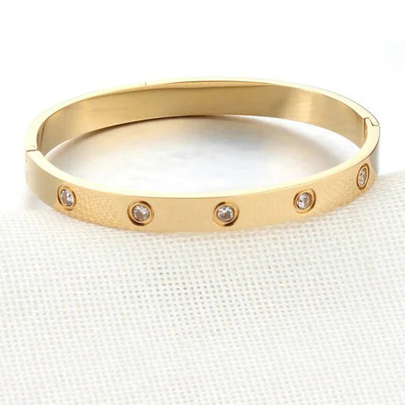 Gold-Plated Love Bracelet