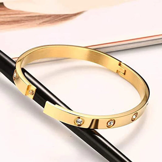 Gold-Plated Love Bracelet