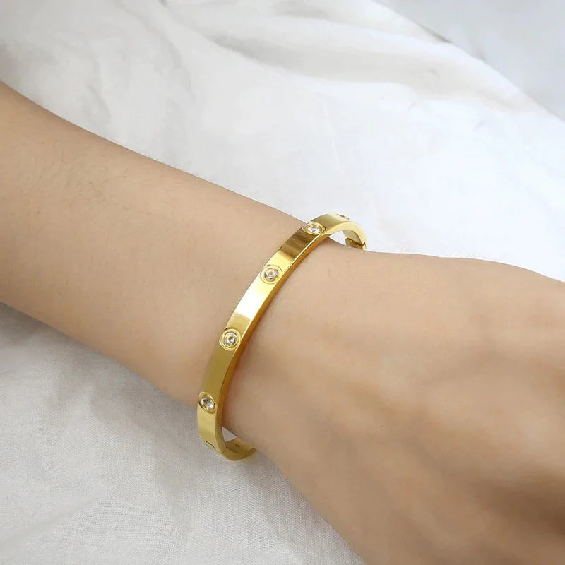 Gold-Plated Love Bracelet