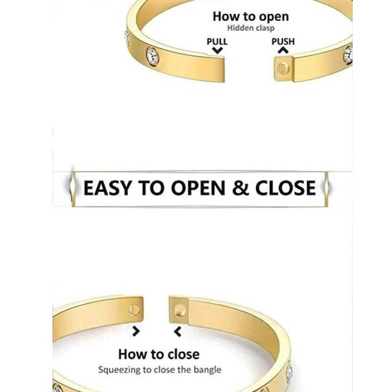 Gold-Plated Love Bracelet