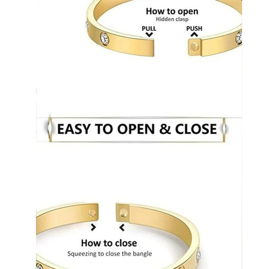 Gold-Plated Love Bracelet