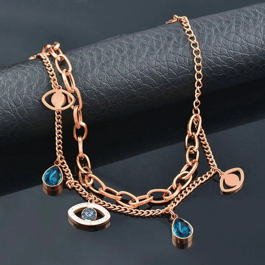 Crystal Evil Eye Bracelet